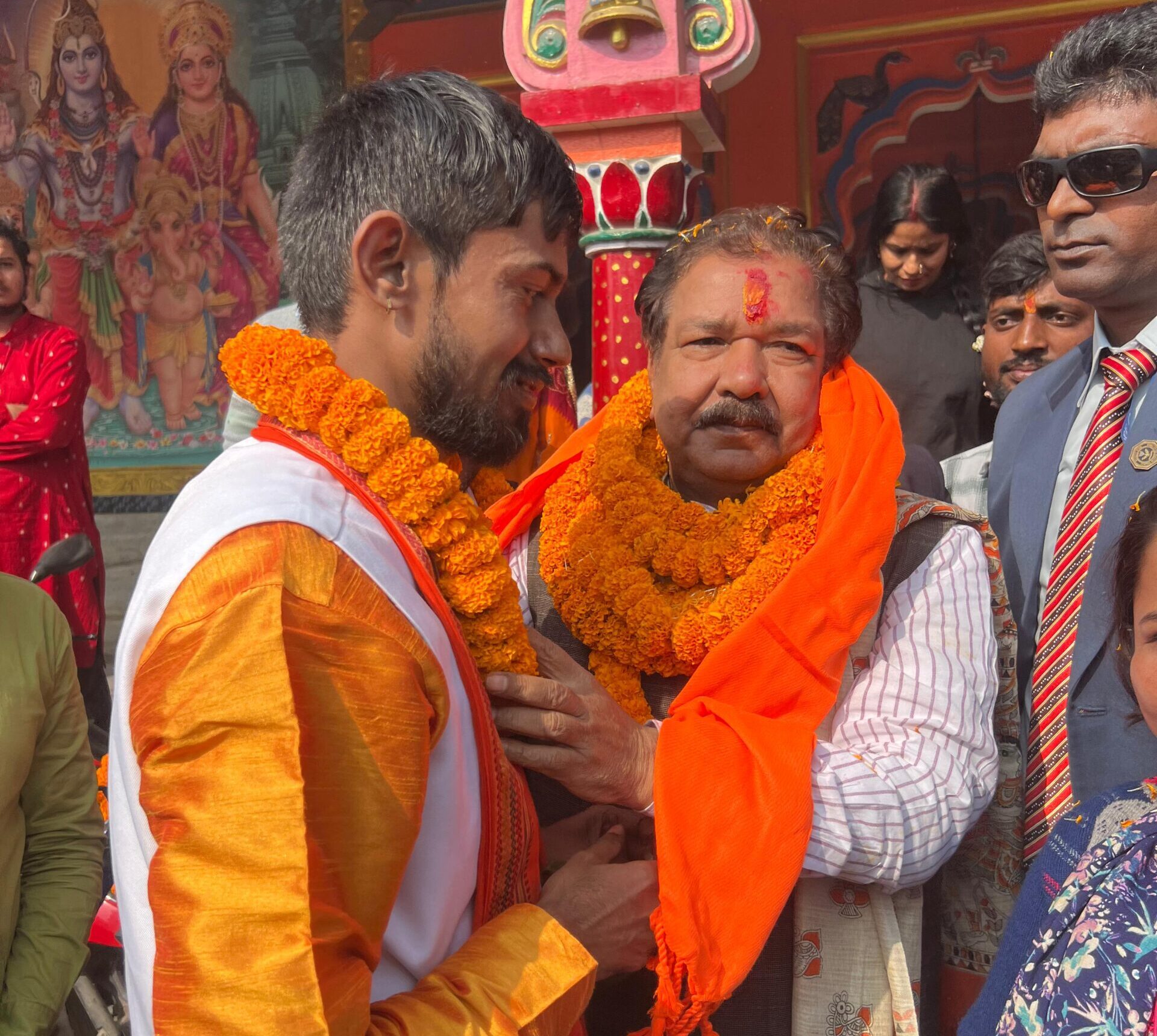 पूर्णिया में विश्व हिंदू युवा वाहिनी संघ का ऐतिहासिक स्वागत, मंत्री दिलीप जायसवाल हुए अभिभूत