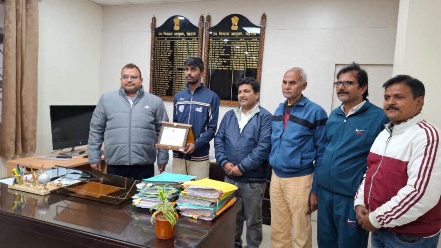 Sonu Kumar became the first player from Bihar to be honored with a Netball sports award.