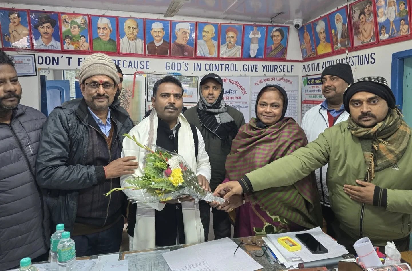 फारबिसगंज: पूर्व छात्र विधायक मनोज विश्वास ने ली अकादमी स्कूल का औचक निरीक्षण, नए भवन और शताब्दी समारोह पर दिया जोर