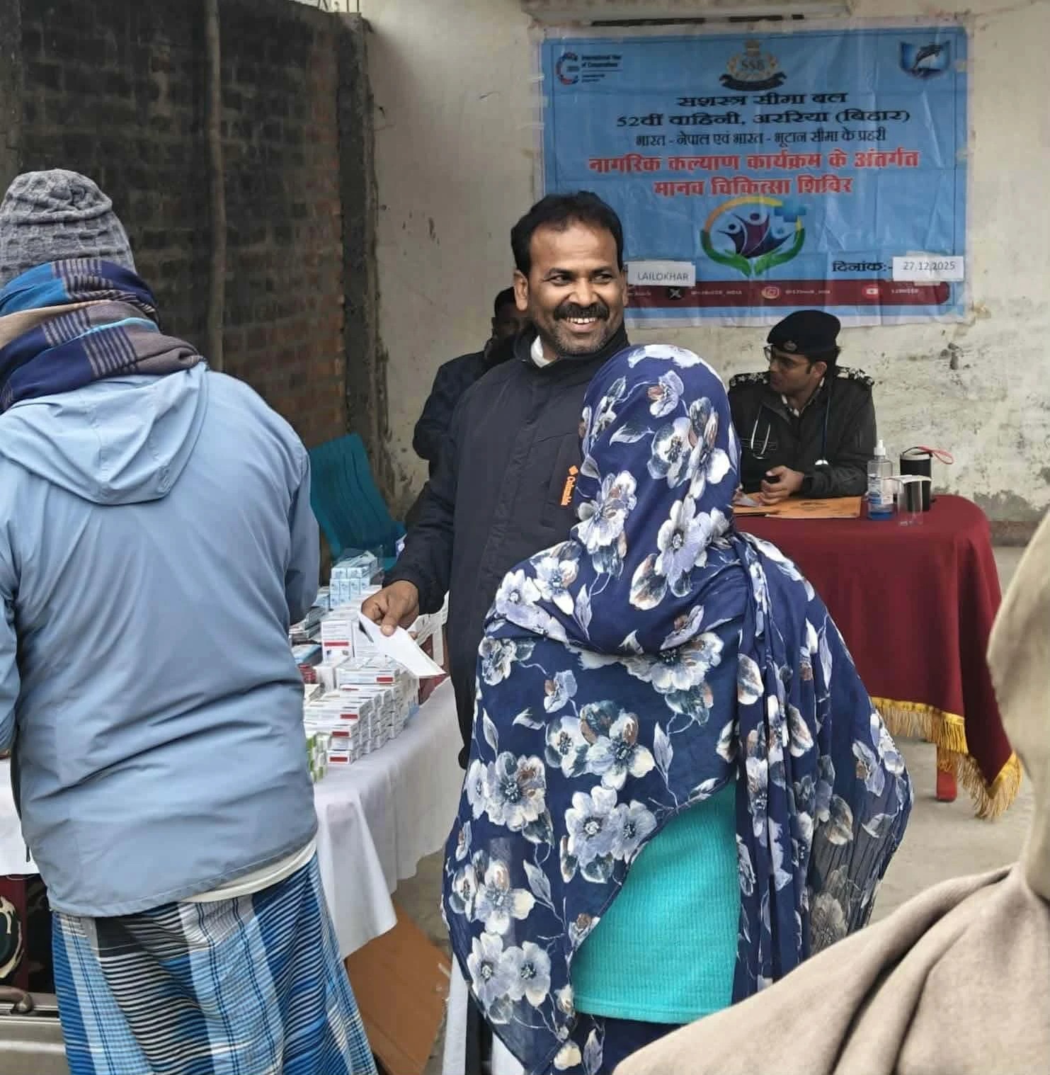 भारत-नेपाल सीमा पर SSB का सराहनीय प्रयास, सीमावर्ती गांव में लगा निःशुल्क चिकित्सा शिविर