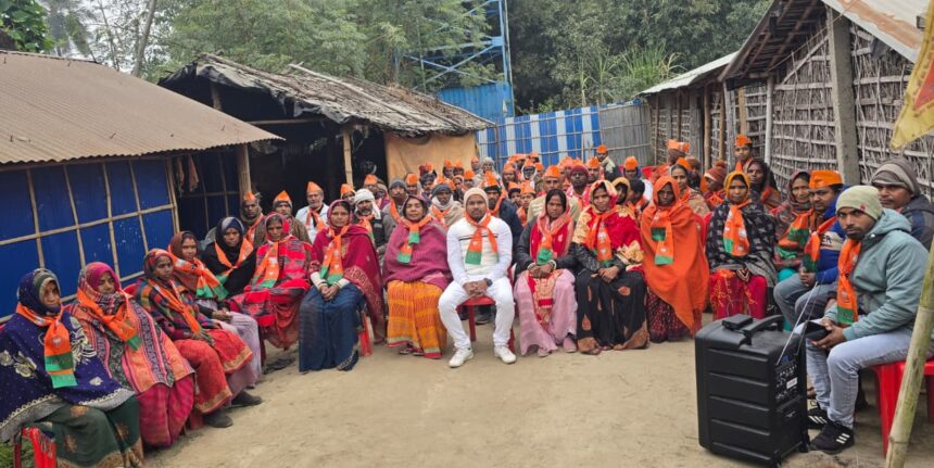 The 'Mann Ki Baat' program of PM Modi was collectively listened to in Mateli Khemchand Panchayat.
