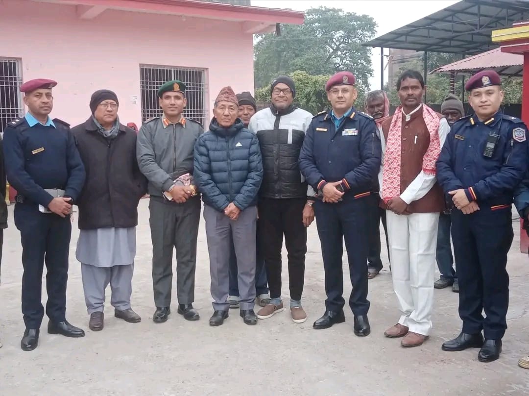 जोगबनी–बिराटनगर सीमा क्षेत्र में असहायों के बीच कंबल वितरण, ठंड से राहत का प्रयास
