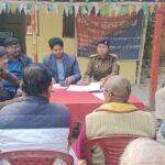 सरस्वती पूजा को लेकर मीरगंज थाना में शांति समिति की बैठक आयोजित