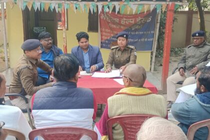 सरस्वती पूजा को लेकर मीरगंज थाना में शांति समिति की बैठक आयोजित