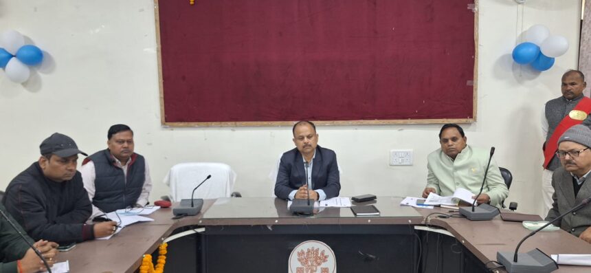 Review meeting to develop Shri Ugratara and Mandan Mishra Dham area as a tourist centre