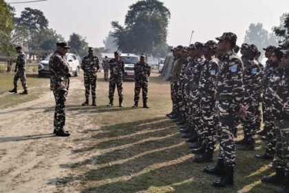 SSB DIG inspected Bela border outpost, discussed security and development issues with villagers