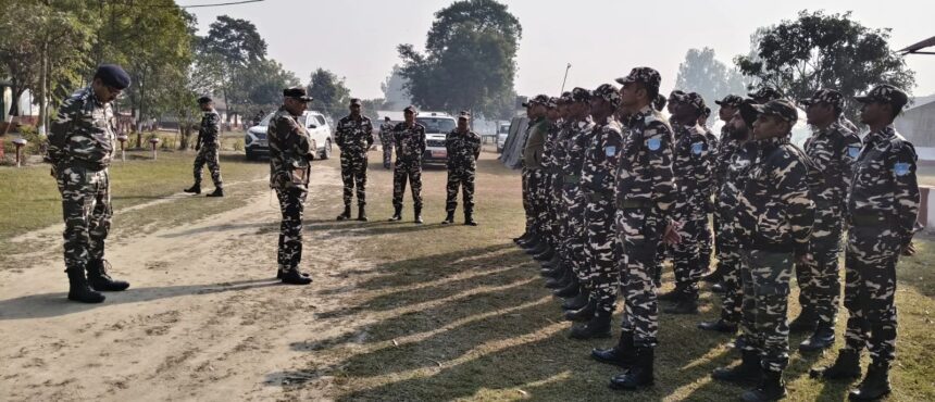 SSB DIG inspected Bela border outpost, discussed security and development issues with villagers