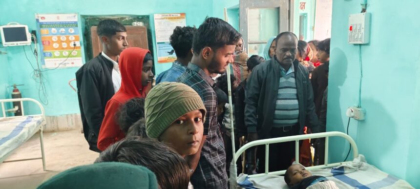 A two-year-old girl died after drowning in a water pit at her doorstep.