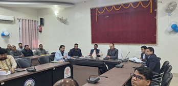 Review of progress in the monthly review meeting of the District Mining Task Force