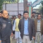The District Magistrate inspected the Ugratara Middle School located in Mahisi.