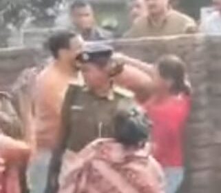 The safety of female students is paramount: Construction of the boundary wall of Purnia Women's College continues, and the CO is accused of pushing a woman.