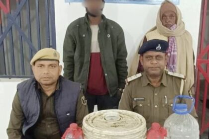 rupauli-police-arrested-liquor-smuggler-with-10-litre-desi-liquor