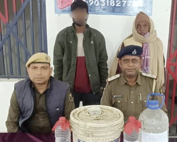 rupauli-police-arrested-liquor-smuggler-with-10-litre-desi-liquor
