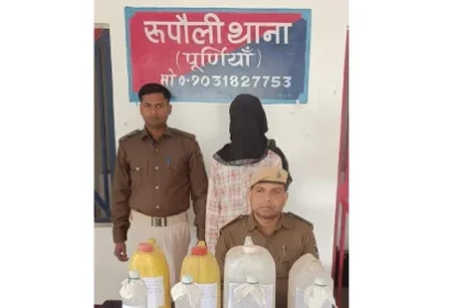 24 litres of country liquor recovered in three separate raids, two sent to jail