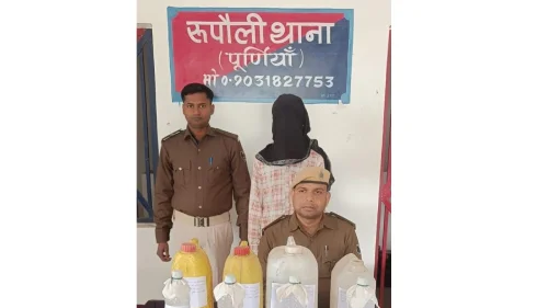 24 litres of country liquor recovered in three separate raids, two sent to jail