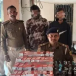 34.38 litres of foreign liquor seized from a Toto in Baisi, two youths arrested