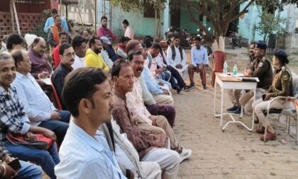 Peace committee meeting held at Bhawanipur police station on Mahashivratri