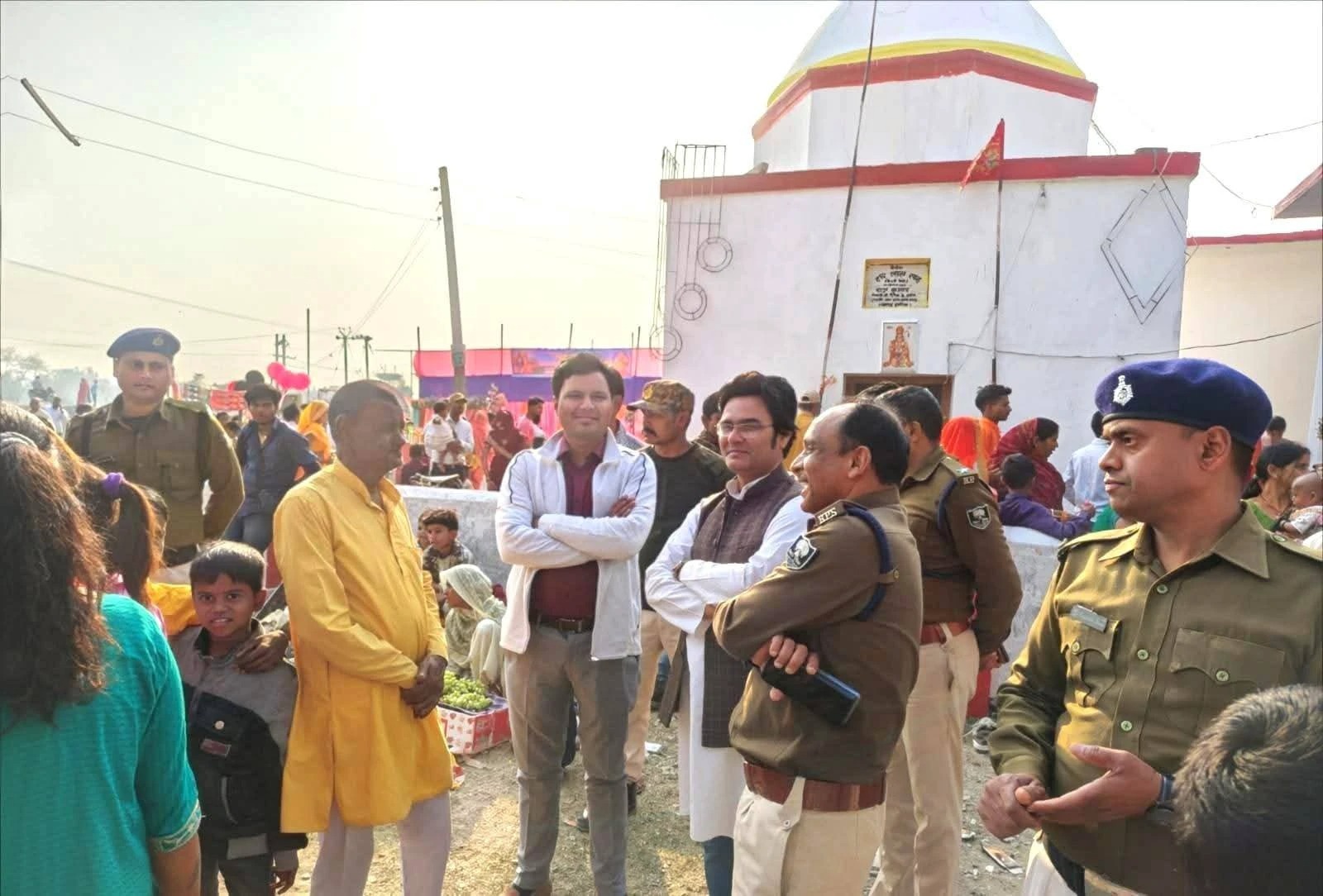 खाब्दह कन्हैली महाशिवरात्रि मेला: सुरक्षा व्यवस्था का जायजा लेने पहुंचे एसडीओ और एसडीपीओ